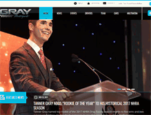 Tablet Screenshot of graymotorsports.com